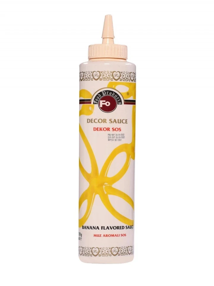 Muz Aromalı Dekor Sos 750g
