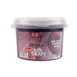 Kırmızı Üzüm Aromalı Bubble Tea 3,4 kg